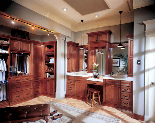 Brown Wooden Bath Cabinets